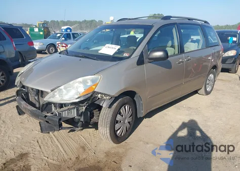 2006 Toyota Sienna Ce z USA, uszkodzony, nr VIN 5TDZA23C26S544771